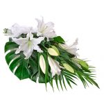 Elegant Arrangement of Oriental Lilies